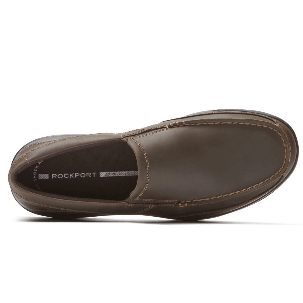 Rockport Slip-On For Mens Dark Brown - Junction Point - DF9784602